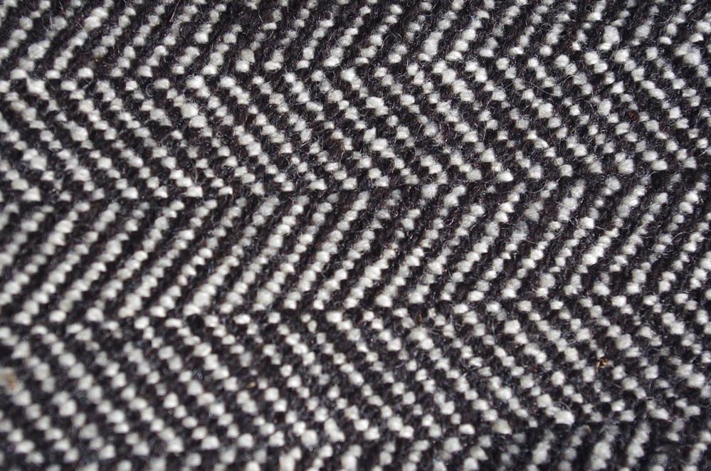 Herringbone Tweed hand-woven in Scalpay from 100% Bute Wool