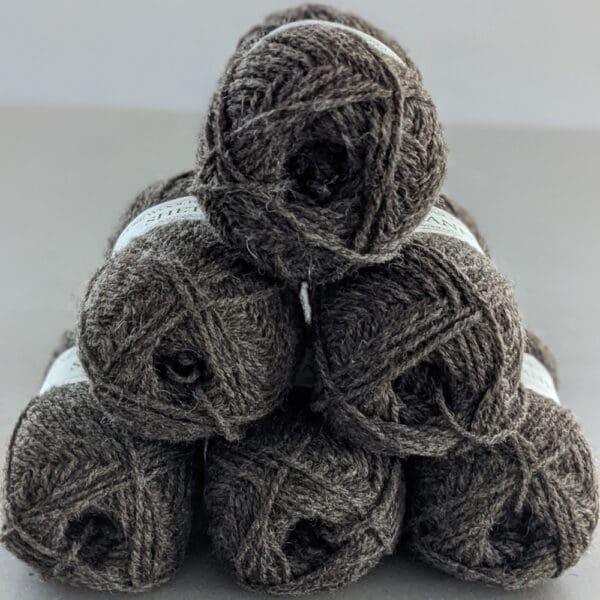 Shetland 50g ball DK in dark grey