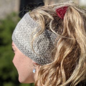 Seeds headband in Shetland wool