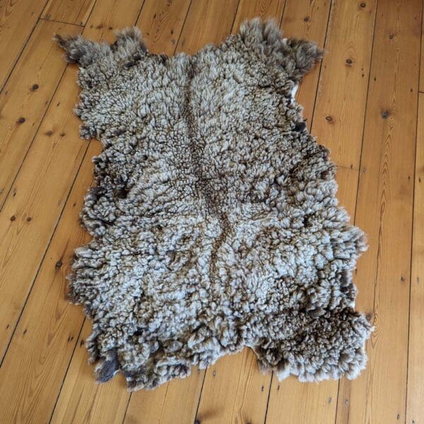 Shetland Moorit Felted Fleece